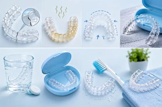 An image shows several retainer problems with their solutions