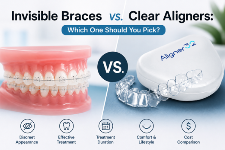 Invisible Braces vs Clear Aligners: Which Is Better for You? – Aligner32