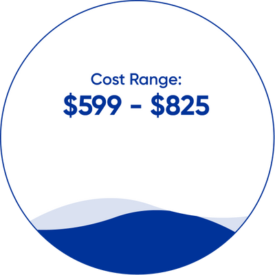 Cost comparison circle image